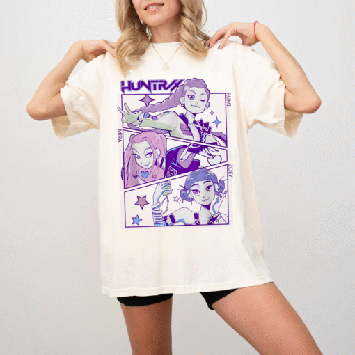 HUNTRIX Kpop Demon Hunters T-Shirt/Sweatshirt/Hoodie, Kpop Demon Hunter Merch