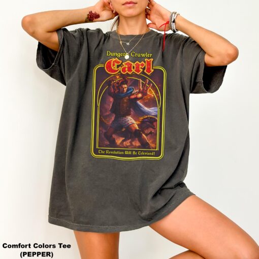 Vintage Dungeon Crawler Carl Shirt - Goddamnit Donut Tshirt, Princess Donut and Mongo,Fantasy Bookish