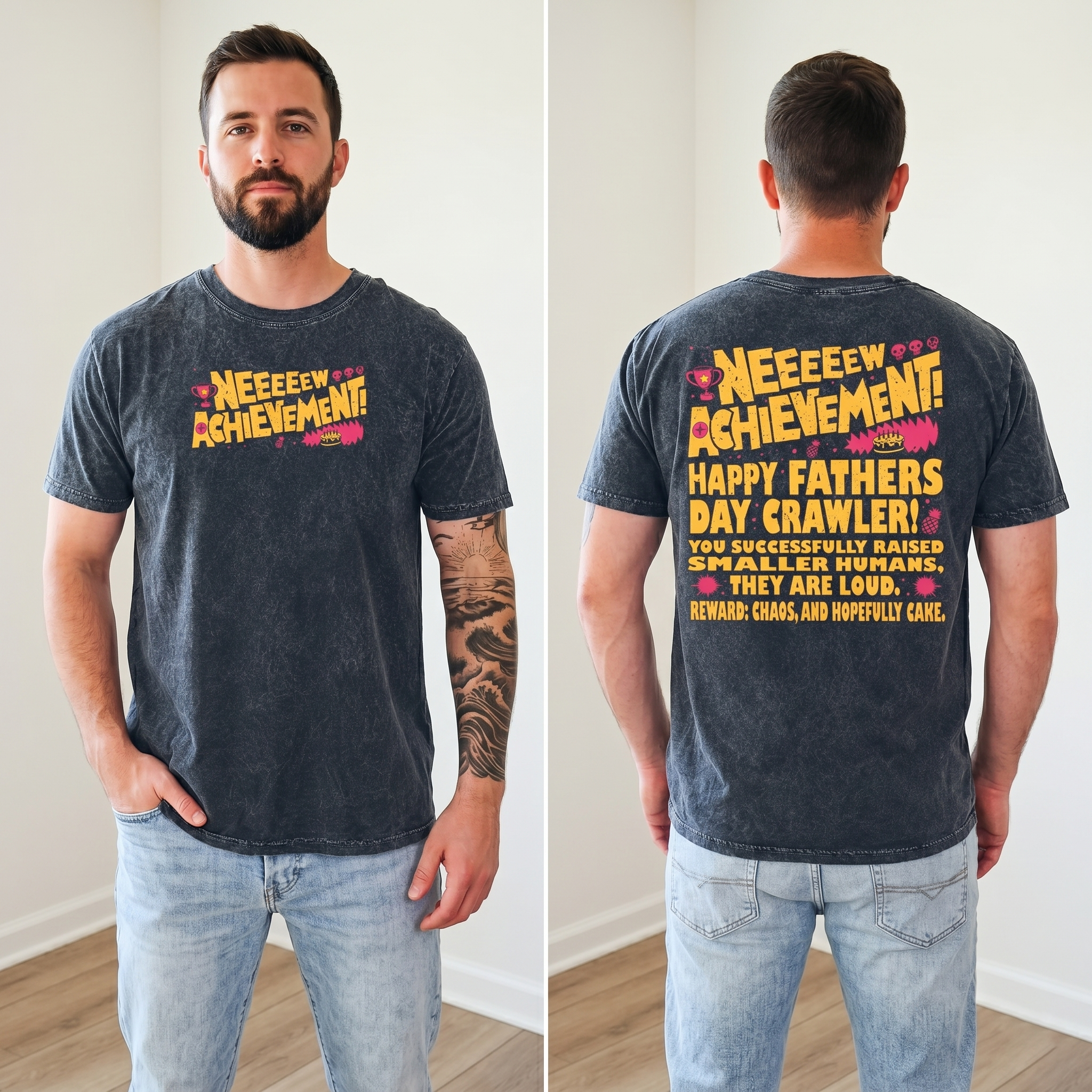 Dungeon Crawler Carl Fathers Day 2 Sided Shirt