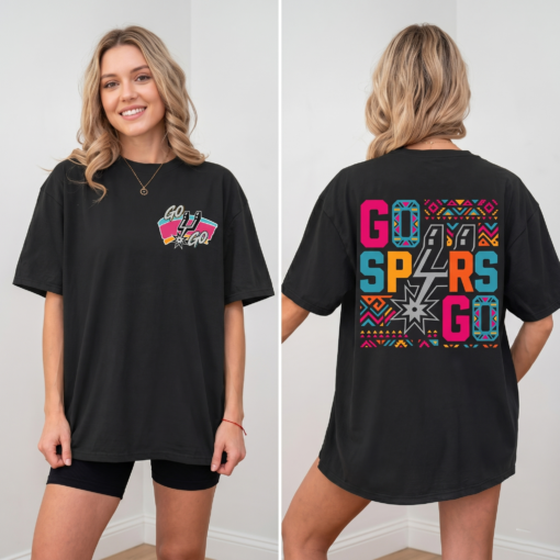 Go Spurs Go Shirt, San Antonio Basketball Tee