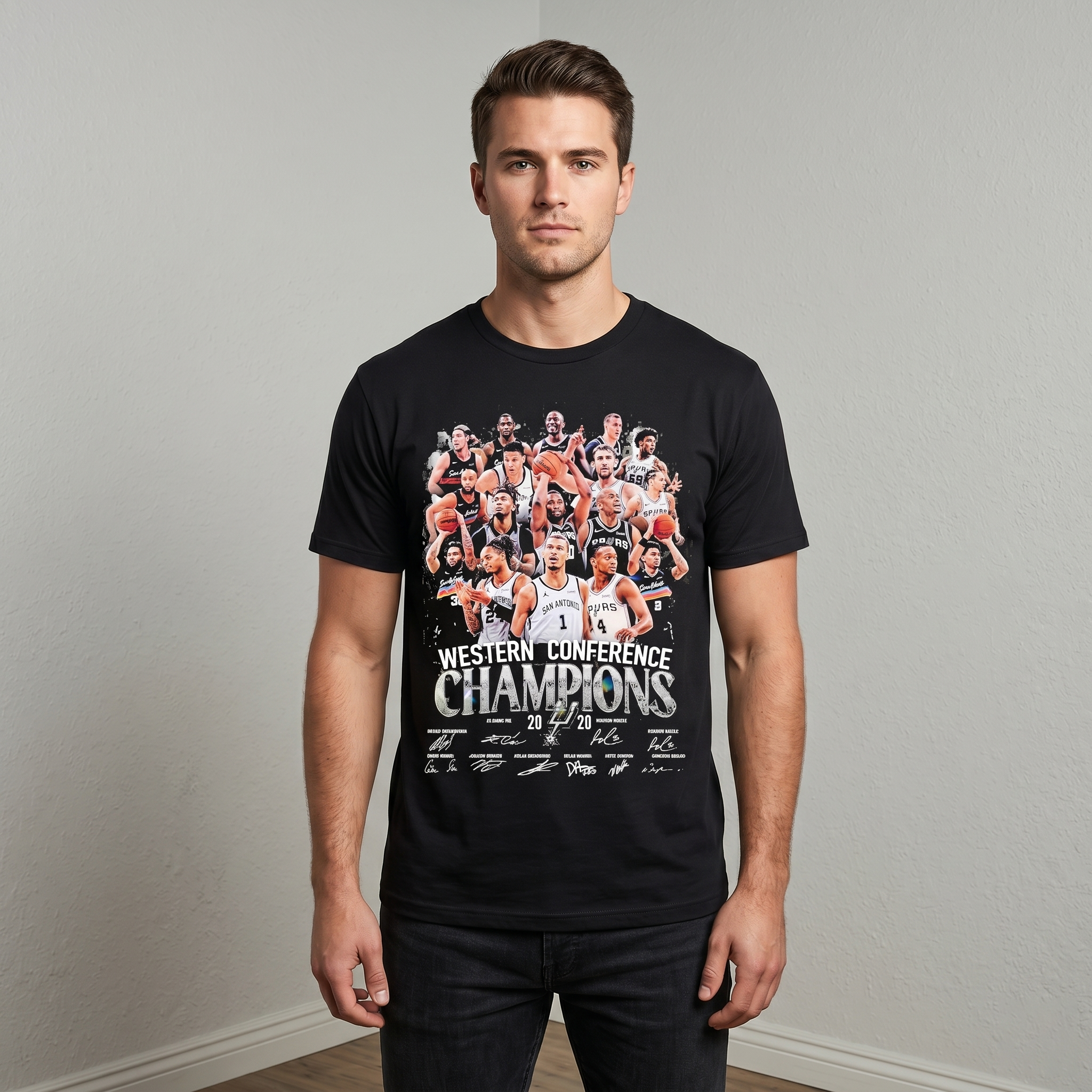 San Antonio Spurs Shirt 2026 Western Conference Champions Tee