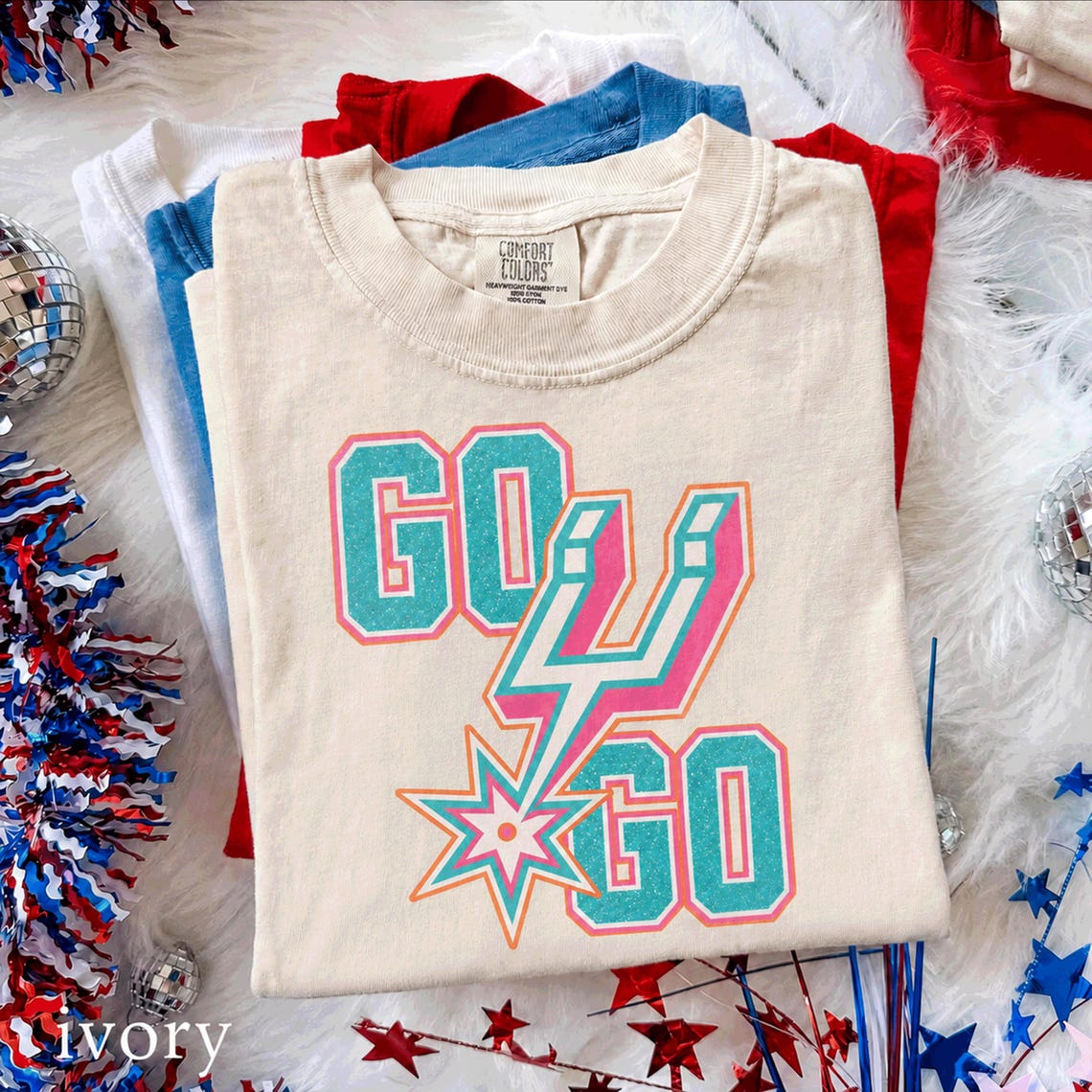 Vintage Go Go Shirt, San Antonio Basketball Fan Tee, Spurs Game Day Shirt, Retro Basketball Team Spirit Gift (4)