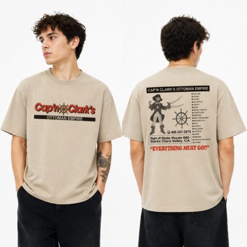 Cap’n Clark’s Ottoman Empire 2 Sides Shirt, Horror Movie Tee, Halloween Sweatshirt, Spooky Season Gift