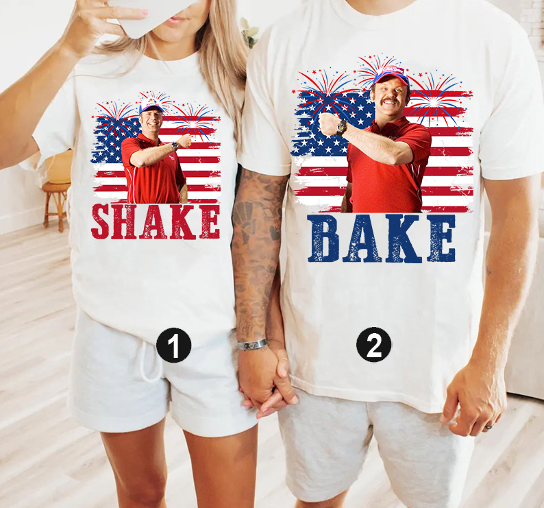 Shake and Bake 4th Of July Shirt, Funny Couples Fourth Of July Tee, Independence Day Gift