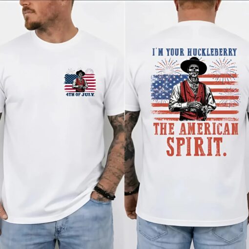 Comfort Colors® Doc Holliday I'm Your Huckleberry Tee, The American Spirit 4th of July Shirt, Independence Day Gift
