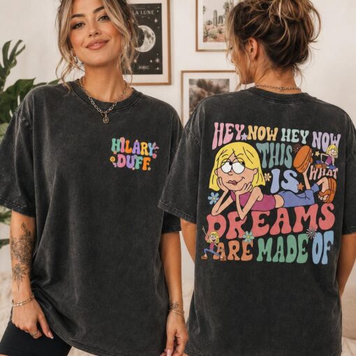 Comfort Colors® This Is What Dreams Are Made Of Shirt, Hilary Duff Tour 2026 Tee, Retro 2000s Lizzie McGuire Inspired T-Shirt