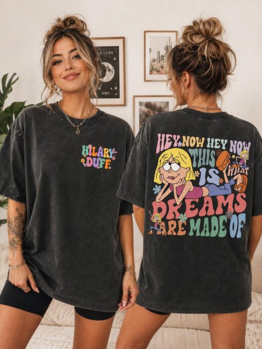 Comfort Colors® This Is What Dreams Are Made Of Shirt, Hilary Duff Tour 2026 Tee, Retro 2000s Lizzie McGuire Inspired T-Shirt