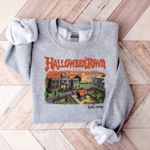 Halloweentown Est 1998 Sweatshirt, Halloweentown University, Retro Halloweentown Sweatshirt, Fall Sweatshirt, Halloween Sweatshirt