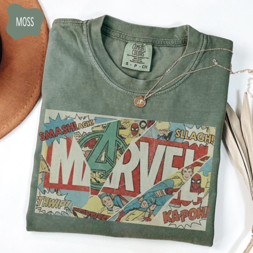 Avengers Assemble Shirt, Vintage Marvel Avengers Tee, Marvel Comics Shirt, Superhero Marvel Shirt
