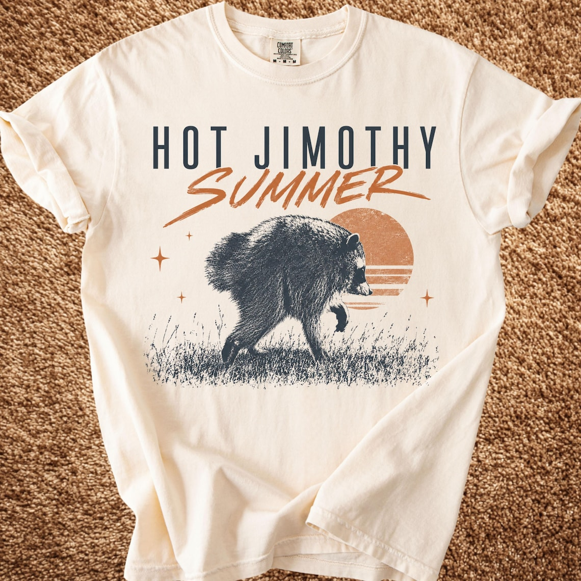 Hot Jimothy Summer Raccoon Shirt, Seattle Meme Graphic Tee