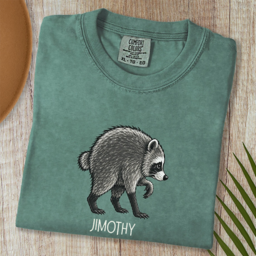 Jimothy Raccoon Shirt, Seattle Short Spine Raccoon T-Shirt, Animal Lover Gift, Raccoon Meme Graphic Tee