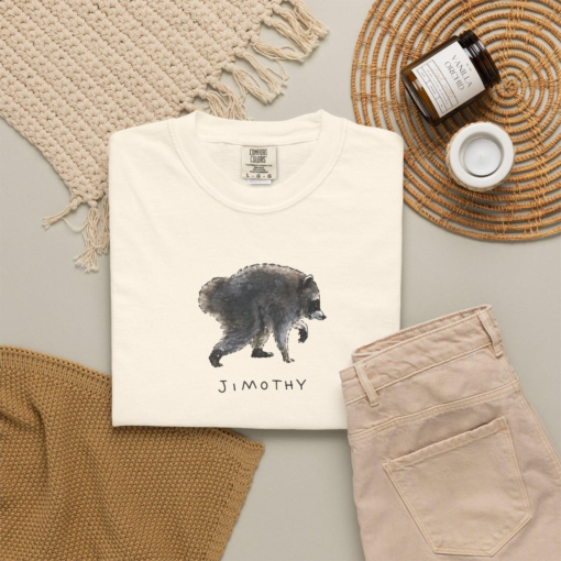 Jimothy Raccoon Viral Shirt, Famous Seattle Raccoon Shirt, Short King Jimothy Tee. Cute Trash Panda Shirt, Cute Baby Raccoon