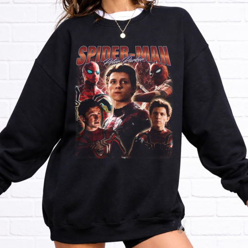 Vintage Spider-Man Shirt, Tom Holland Spidey Shirt, Marvel Avengers Shirt, Marvel MCU Spider Man Retro Graphic Tee, MCU Fan Gift