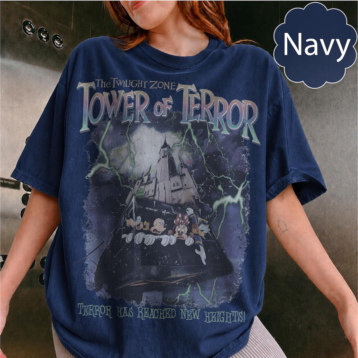 Vintage Tower of Terror Shirt, Friends Hollywood Tower Tee, Spooky Halloween Trip Shirt (3)