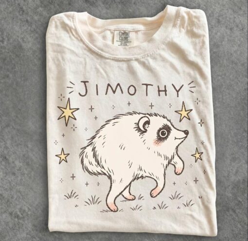Jimothy Raccoon Comfort Colors Shirt, Seattle Short Spine Raccoon, Animal Lover Gift, Viral Raccoon Meme Tee