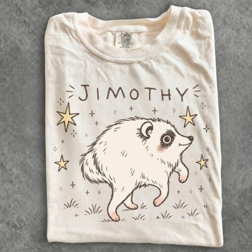 Jimothy Raccoon Comfort Colors Shirt, Seattle Short Spine Raccoon, Animal Lover Gift, Viral Raccoon Meme Tee