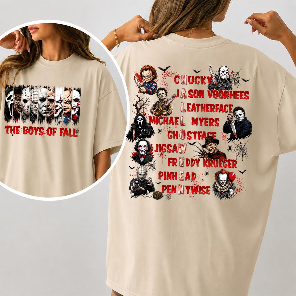 Vintage Horror Halloween T-Shirt, The Boys Of Fall Shirt, Scary Movie Inspired Tee, Halloween Gift