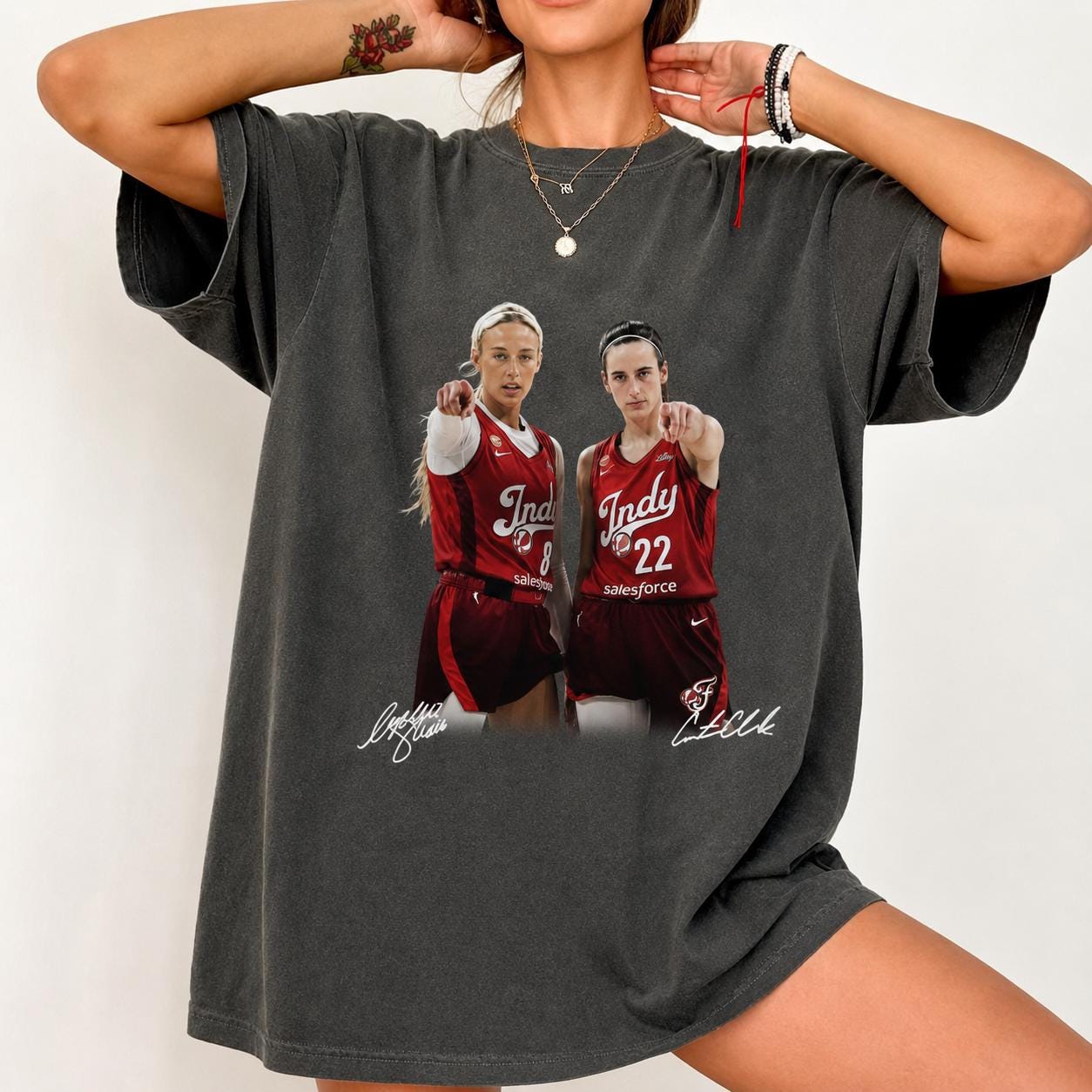 Sophie Cunningham Caitlin Clark Vintage Shirt, Sophie Cunningham Tee, Caitlin Clark Basketball T-Shirt [FREESHIP US ]
