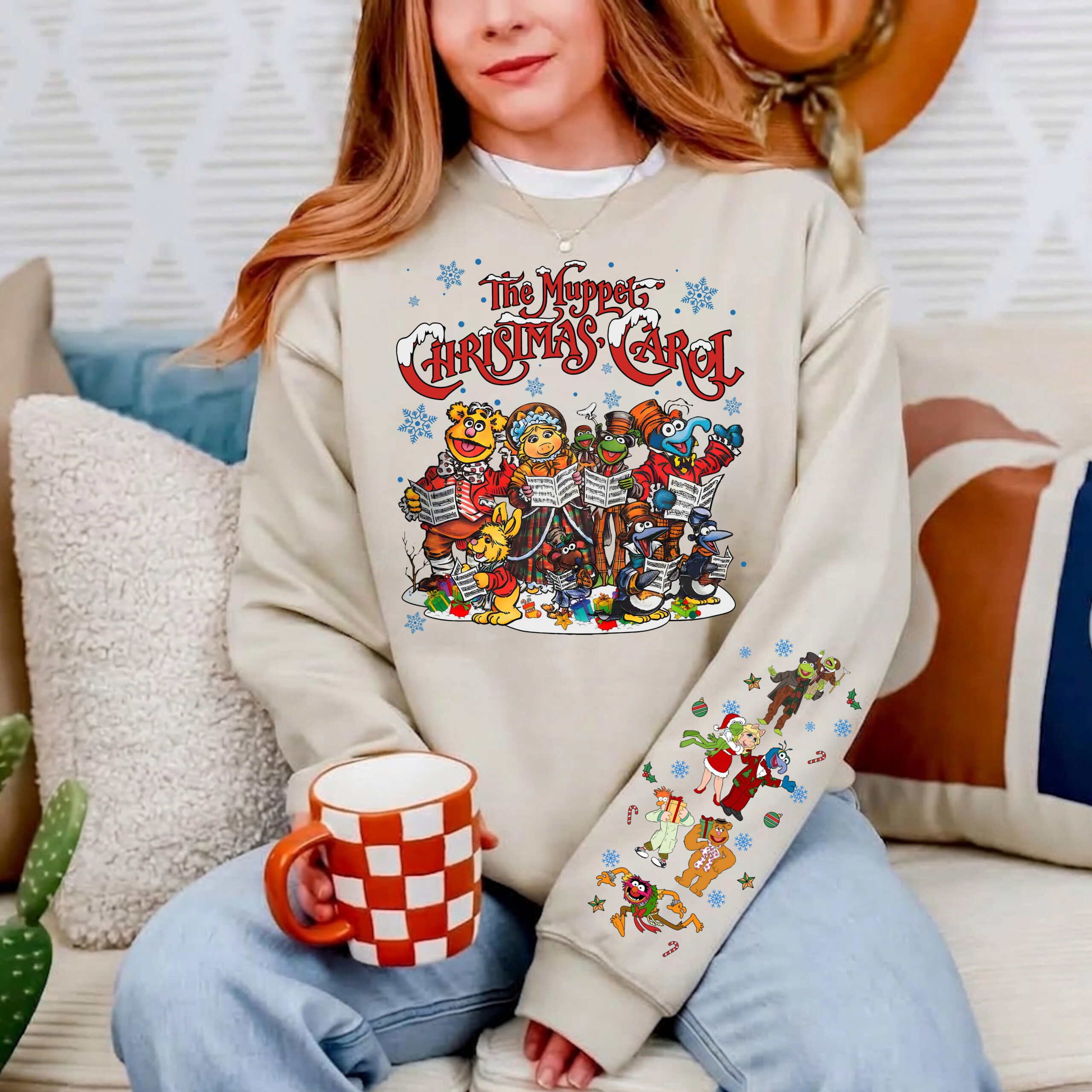 Vintage Muppet Christmas Sweatshirt, 90s Retro Christmas Movie T-Shirt, No Cheeses For Us Meeces, Christmas Gift [FREESHIP US]